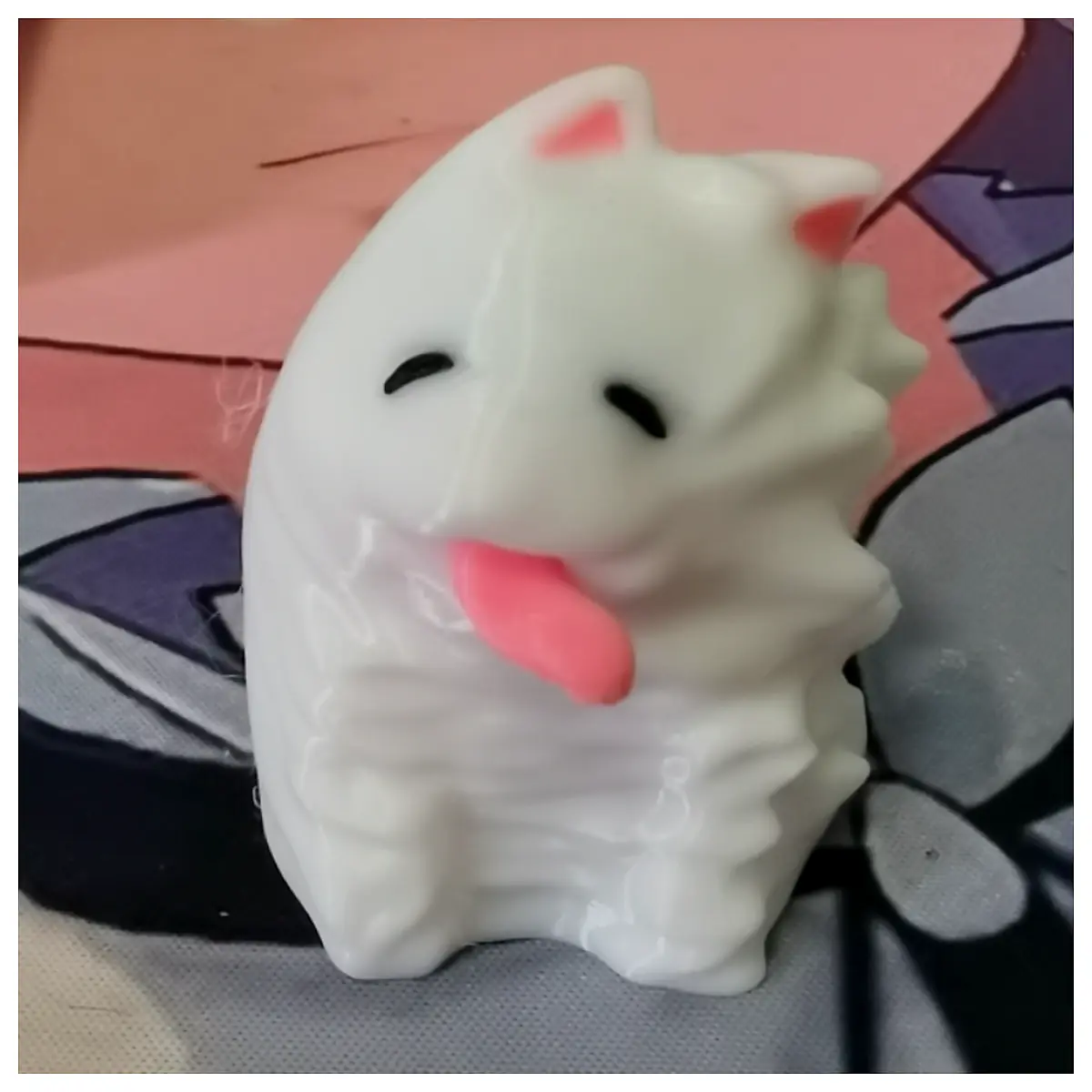Wind Swept Samoyed Plush Toy Interactive Puzzle Ball Chew Toy Training Reward Pet Accessories Suitable for Small Dogs Playtime Fun