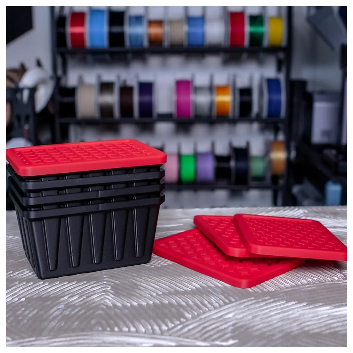 Stackable Teeny Totes Kids Storage Bins Toy Organizer Small Containers Nesting Sets Storage Solutions