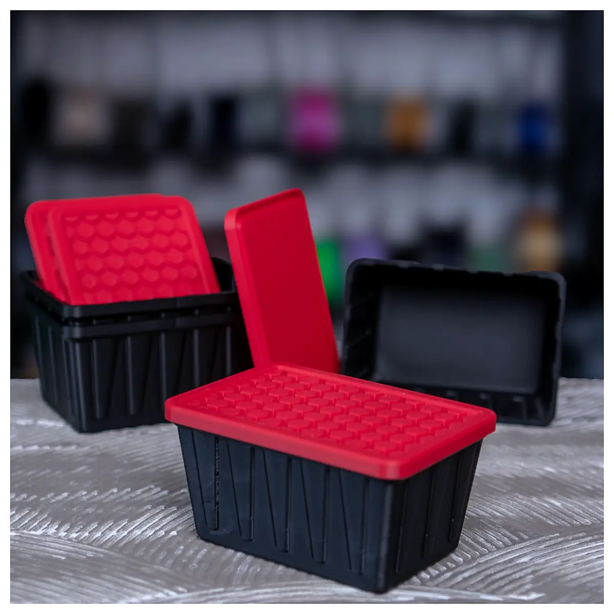 Stackable Teeny Totes Kids Storage Bins Toy Organizer Small Containers Nesting Sets Storage Solutions