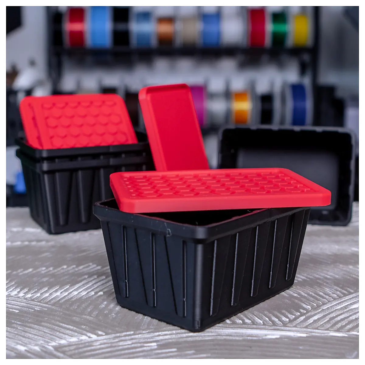 Stackable Teeny Totes Kids Storage Bins Toy Organizer Small Containers Nesting Sets Storage Solutions