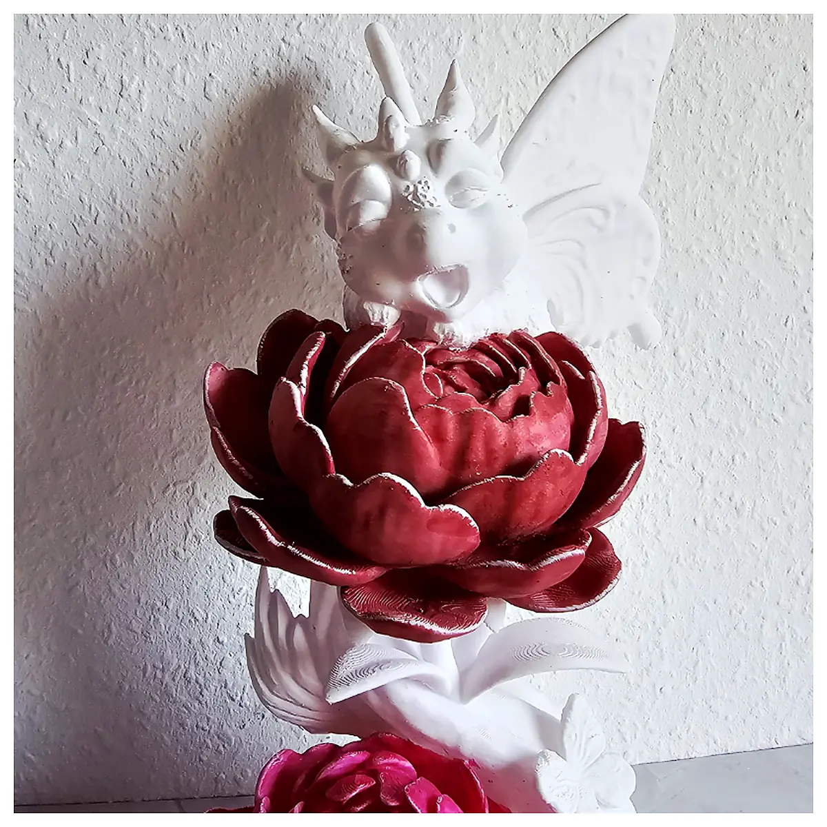 Dreaming Dragon Blossom Fairy Figurine Enchanted Decor Girl Gift Desktop Ornament Creative Home Accent Blessing Statue
