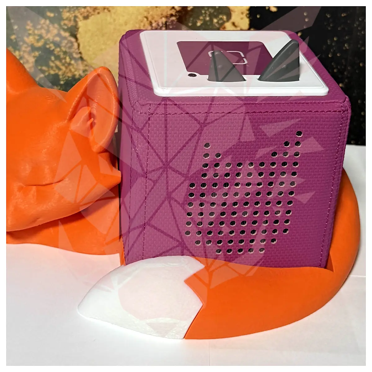 Fox Toniebox Holder Protective Case Phone Stand Desktop Decoration Kids Gift Toniebox Accessories