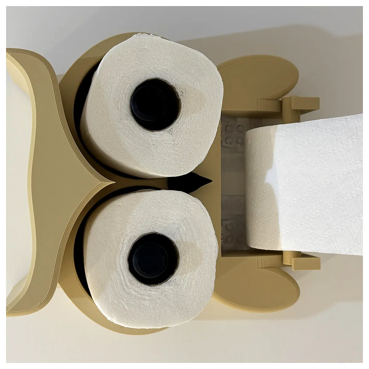 Toilet Paper Roll Holder Wall Mounted Shelf Bathroom Organizer Storage Universal Easy Assemble Parts Repair