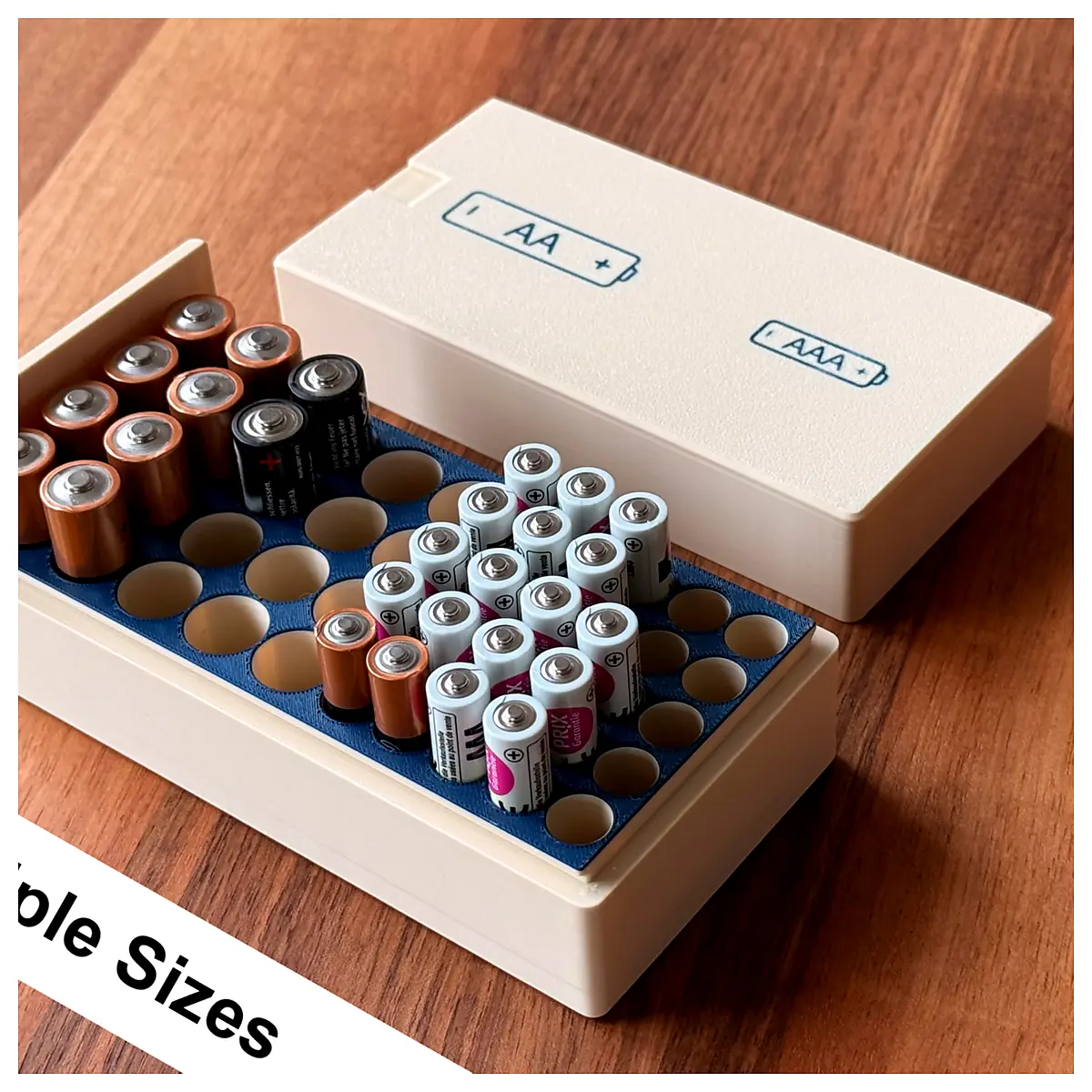AA AAA Battery Organizer Case Storage Holder Multi Pack Battery Case Accessories Replacement Parts