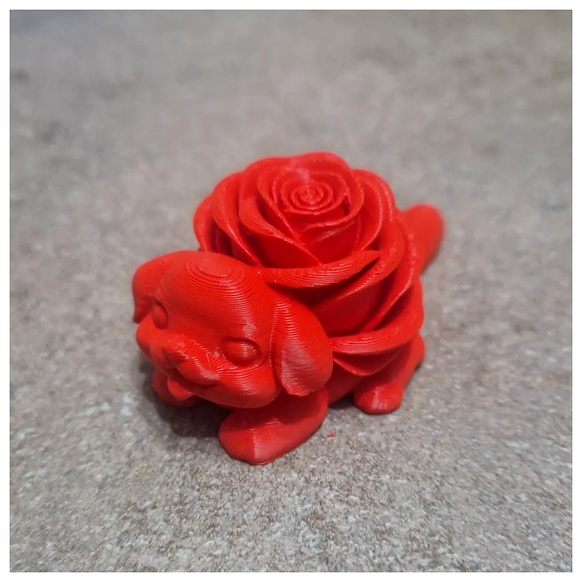 Dog with Valentine Rose Festive Pet Gift Companion Dog Pet Accessory Romantic Decoration Dog Supplies