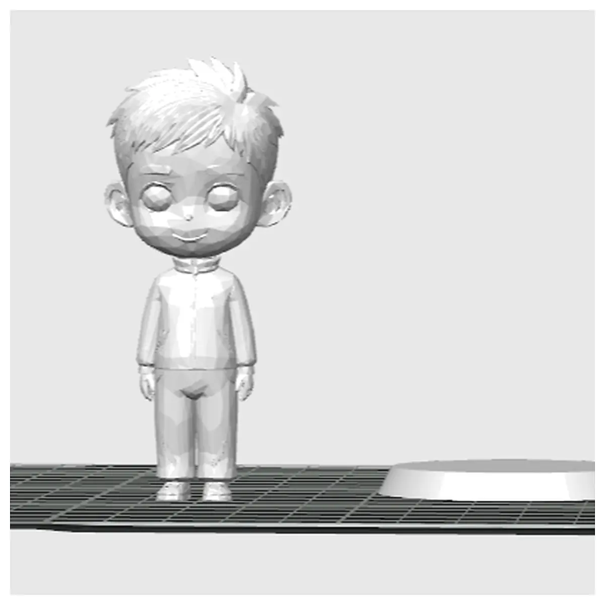 Little Boy Figurine Model Toy Doll Collectible Kids Gift Role Play Scene Decoration Mini Boy Figurine
