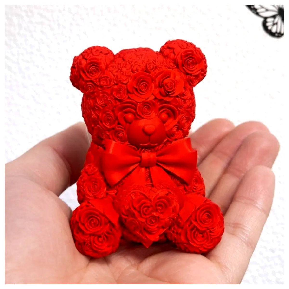 Rose Teddy Bear Valentine s Day Gift Plush Toy Romantic Gift Soft Bear Hugs Anniversary Present