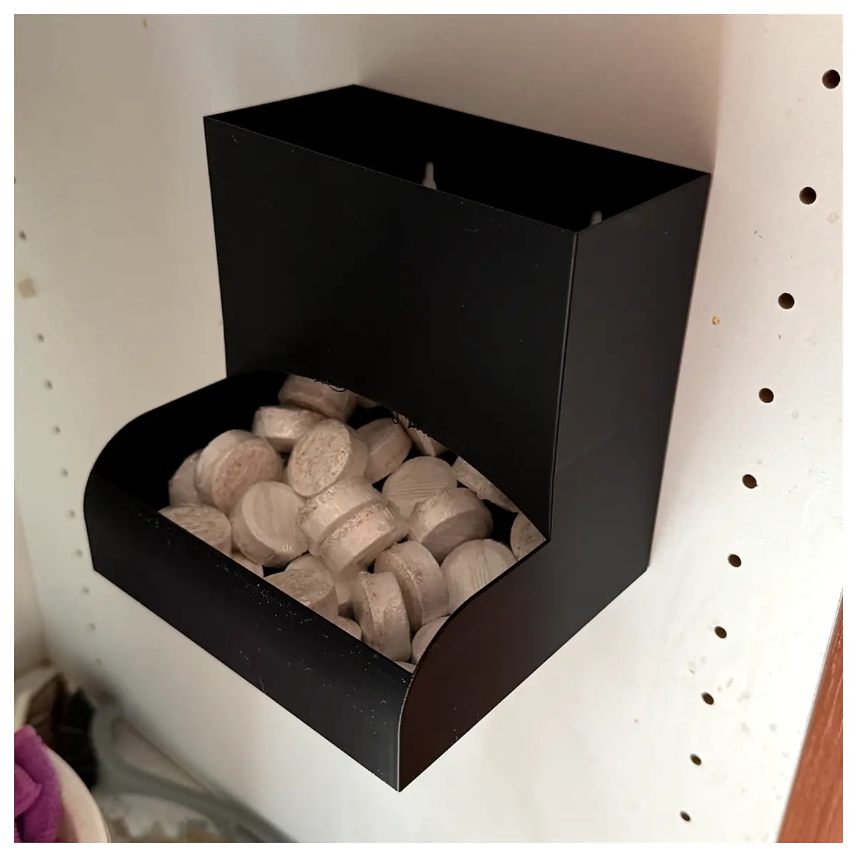 Dishwasher Tablet Holder Under Sink Organizer Detergent Storage Brush Holder Drip Tray Space Saving Kitchen Accessory