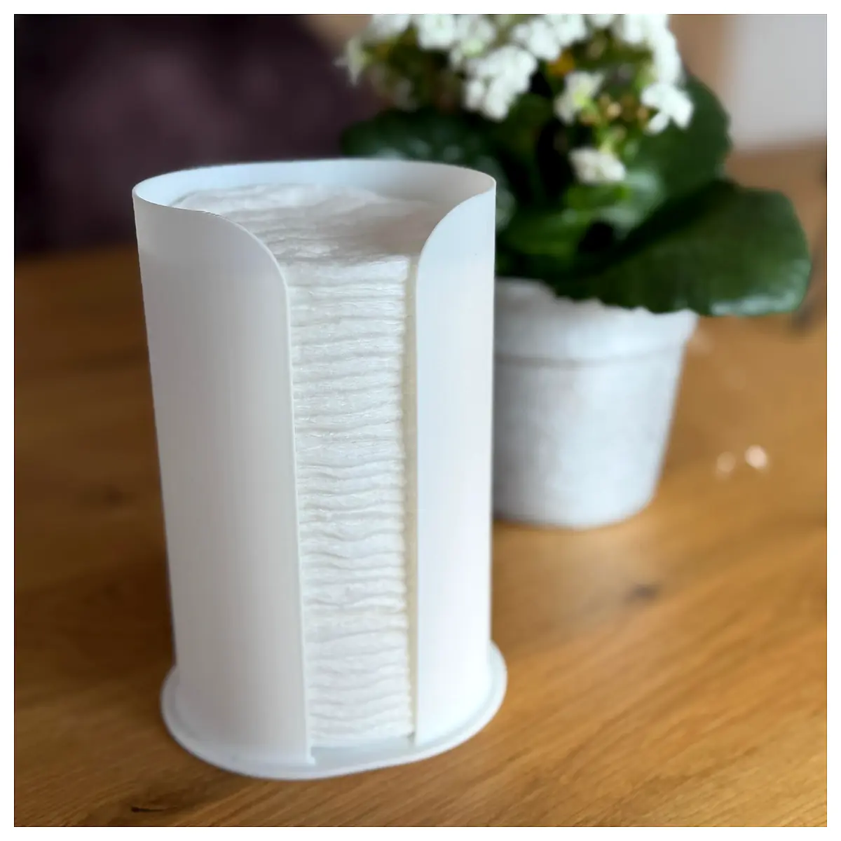 Cotton Pad Dispenser Automatic Drawer Rotating Desk Storage Container Organizer Stand Drawer Style Hygiene Container Hygiene Stand
