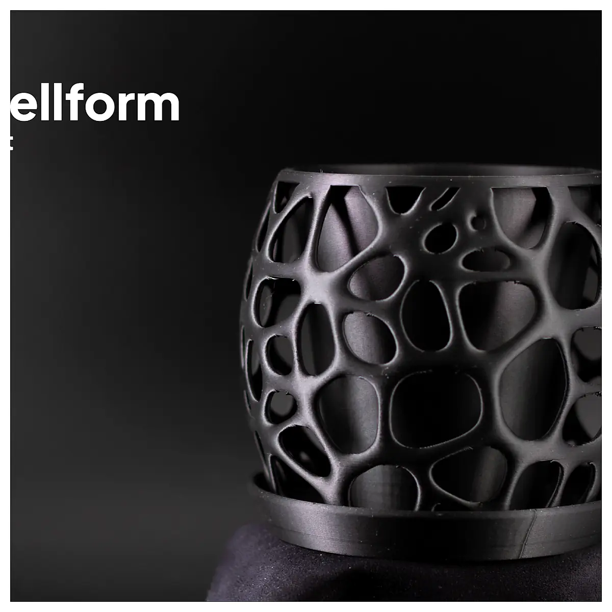 Voronoi Abstract Plant Pot Geometric Flower Container Home Decor Succulent Holder Modern Planter Plant Stand