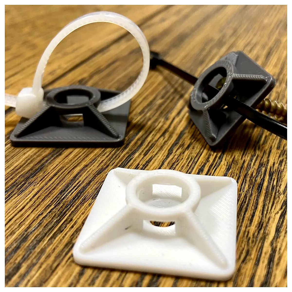 Zip Tie Anchor Adhesive 2 s Wall Mounting Fixing Accessories Interior Decor Support