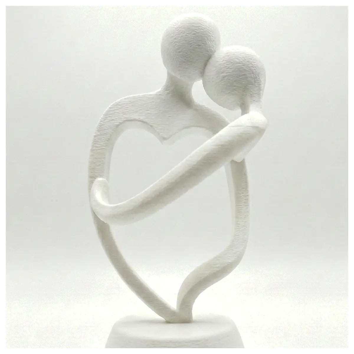 Couple Embrace Statue Romantic Gift Anniversary Ornament Wedding Decor Love Symbol Keepsake Sculptural