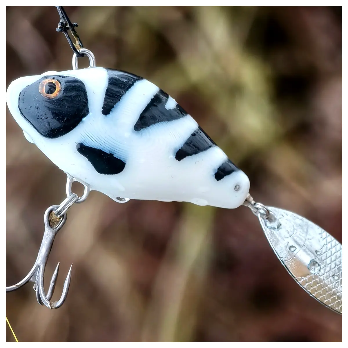 Jigspinner Fishing Lure Rotating Lure Flashy Attract Fish Swimming Action Fishing Accessories Ideal for Freshwater Saltwater