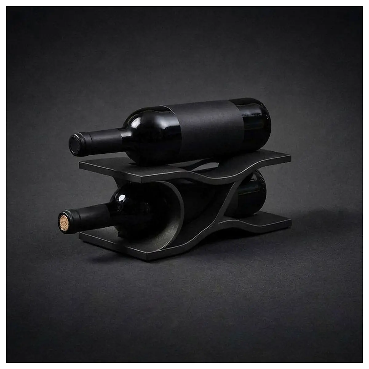 Wine Bottle Holder Rack Stand Display Shelf Wine Glass Holder Storage Organizer for Table Decoration for Wine Collection