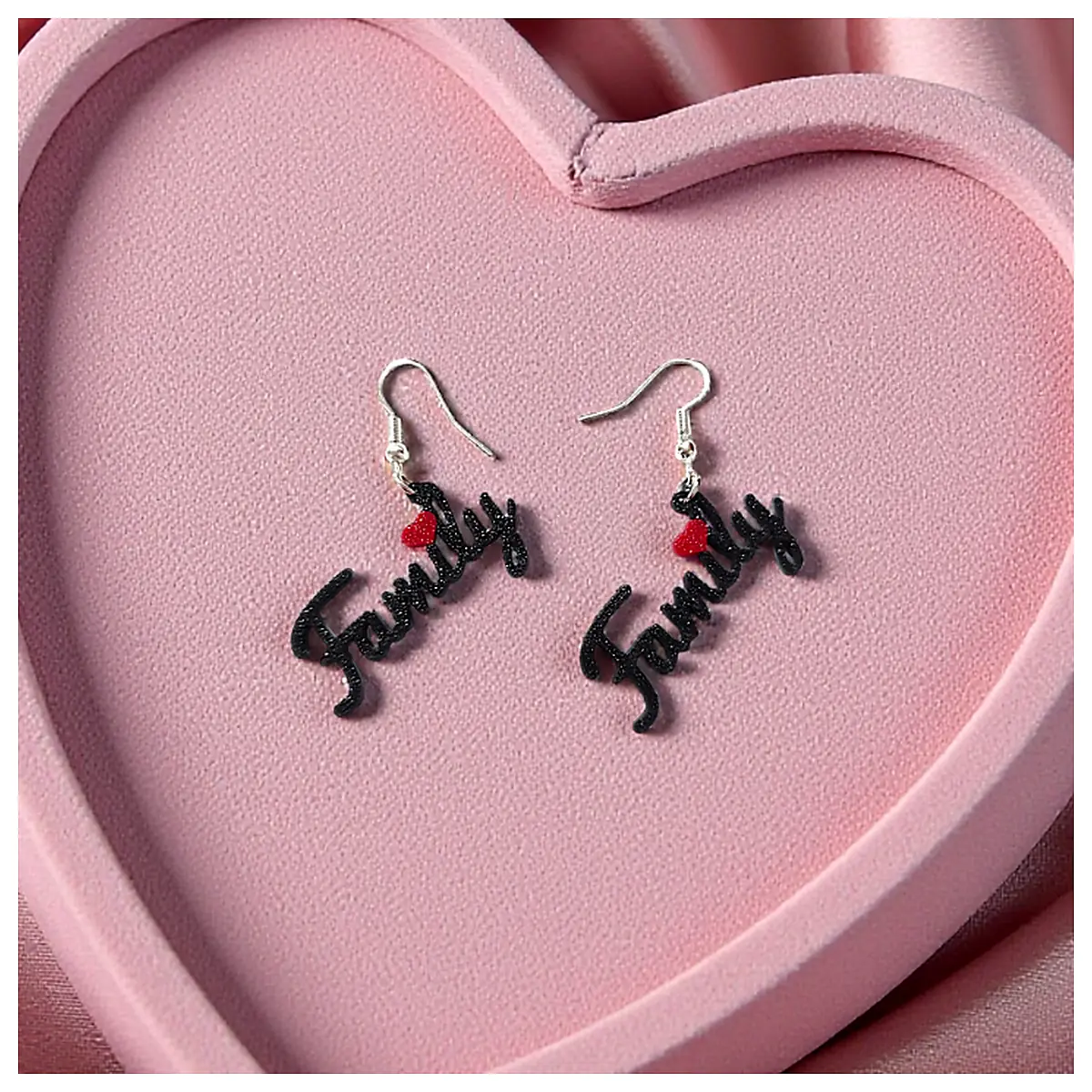 Family Earrings Memorial Jewelry Chain Gift Keepsake Family Tree Anniversary