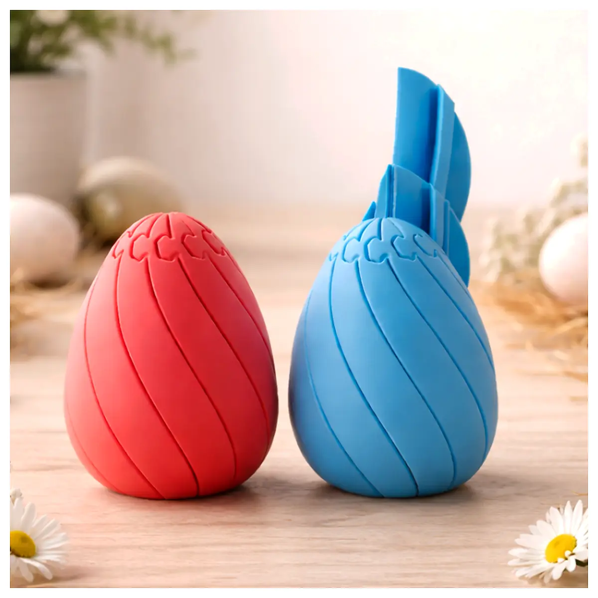 Twisted Easter Egg Decoration Festive Accessories Creative Gifts Party Supplies Ornament Twisted Egg Toys Celebration Party Decorations