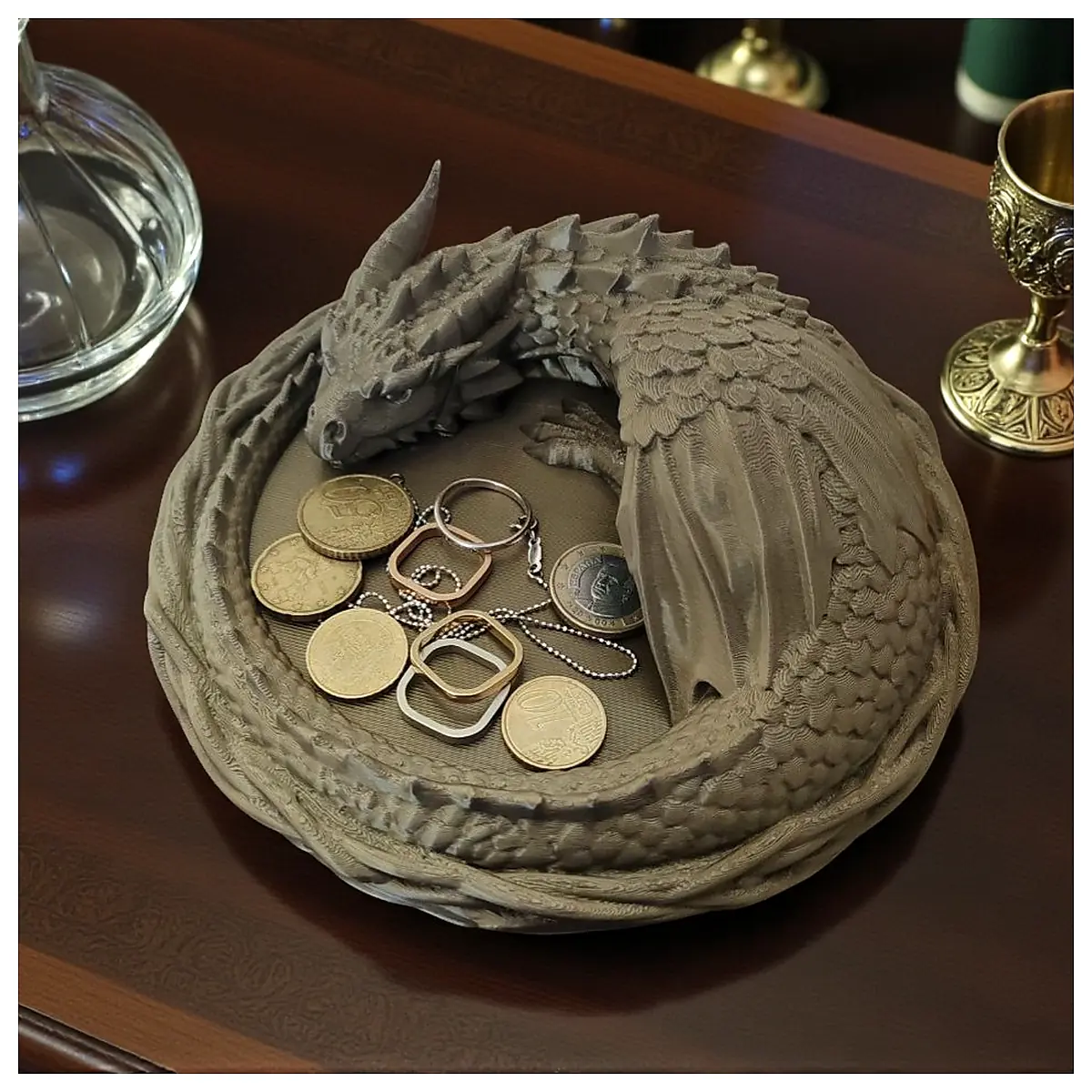 Dragon Nest Organizer Tray Desk Storage Box Storage Container Kitchen Organizer Toy Storage Box Utility Crate Dragon Nest
