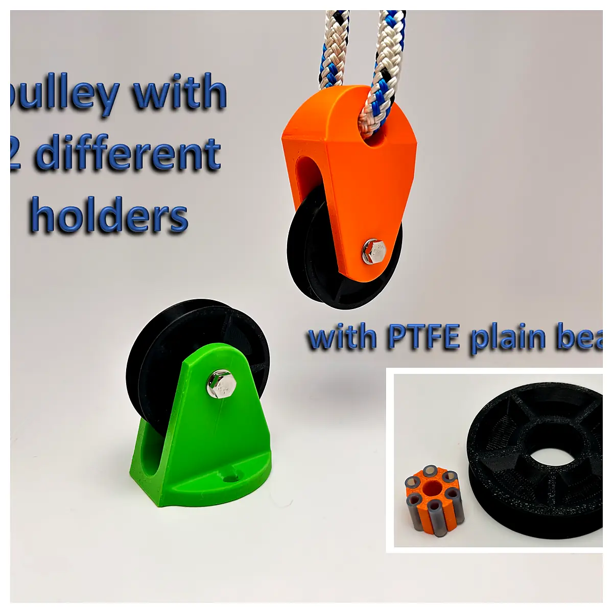 Stable Rope Pulley PTFE Bearing Lifting Accessory Lift Equipment Mechanical Pulley Industrial Pulley Parts