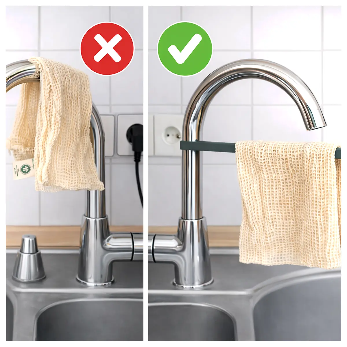 Sink Cloth Holder 26mm Dish Soap Caddy Cleaning Brush Holder Bathroom Accessories Utility Holder Kitchen Bath