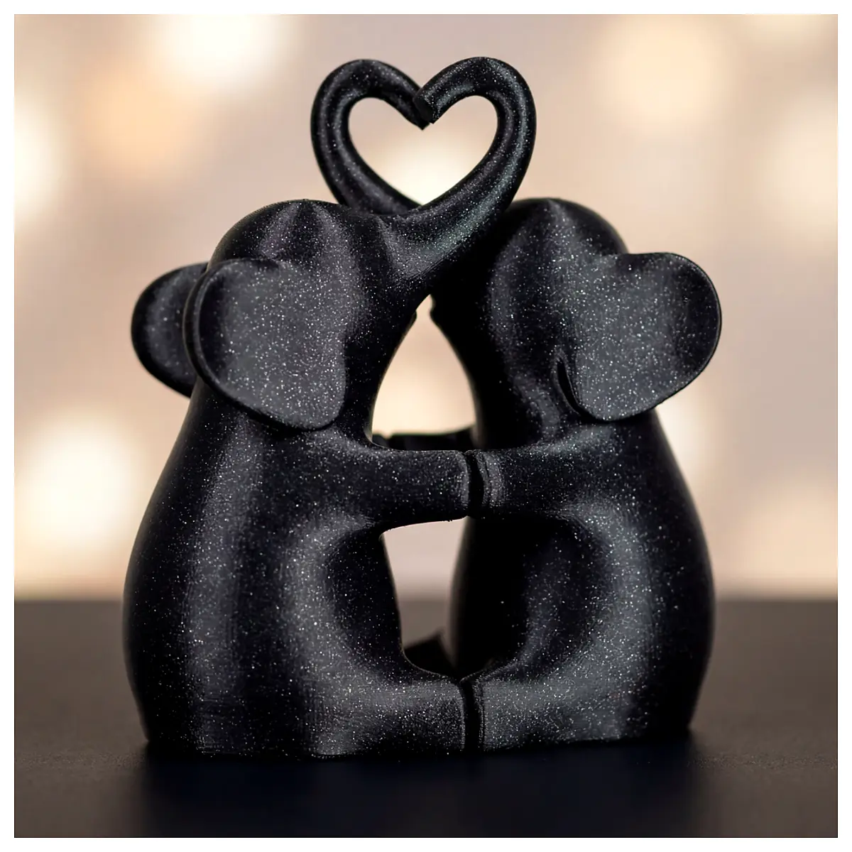 Cute Elephant Couple Valentine s Decor Love Gift Ornament Party Decoration Festive Accessories Romantic Gift