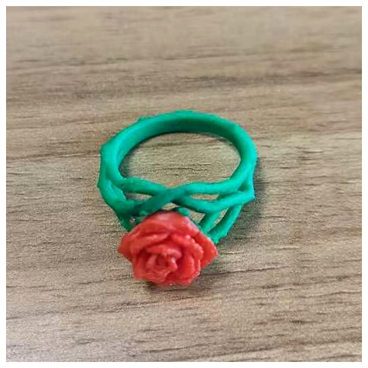 Rose Ring Valentine s Gift Romantic Love Jewelry Ring Girlfriend Partner