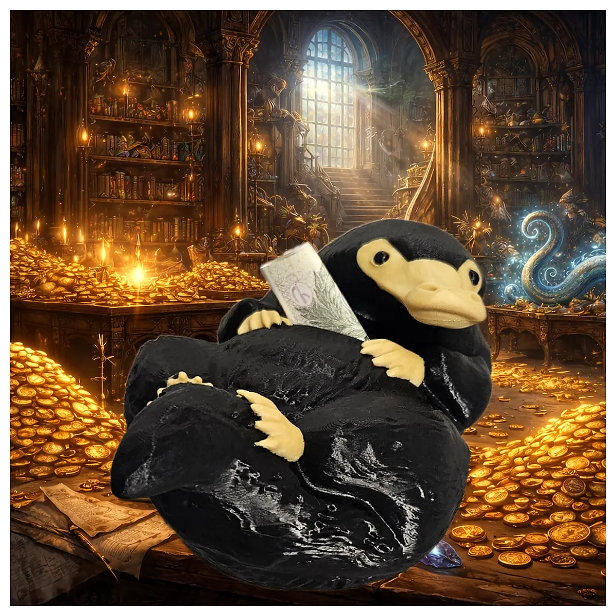 Niffler Piggy Bank V2 Toy Pig Collectible Kids Gift Fun Education Mini Savings Piggy Bank