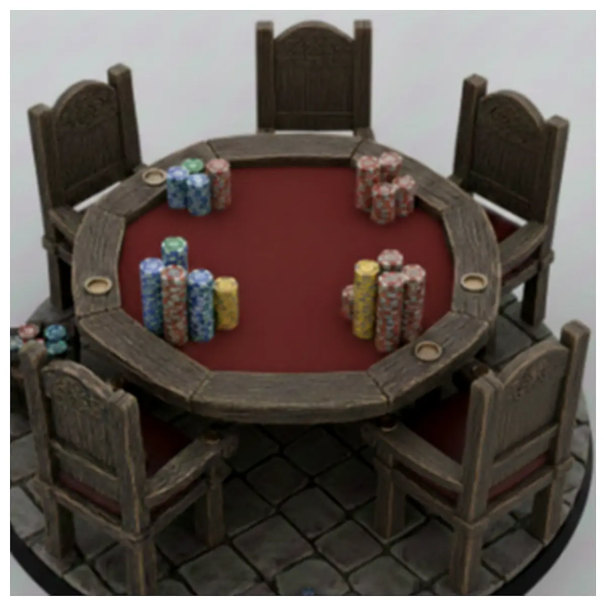 Poker Table Scatter Terrain Mat Poker Table Cover Game Table Mat Desktop Game Pad Tabletop Game Accessories