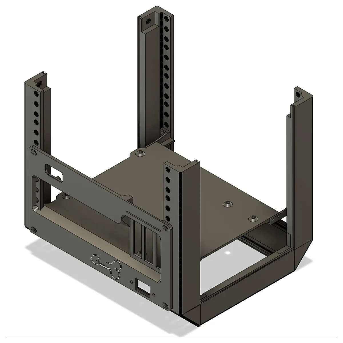Lab Rax mATX Motherboard PC Component Assembly Board Compatibility Gaming Console Expansion Computer Parts