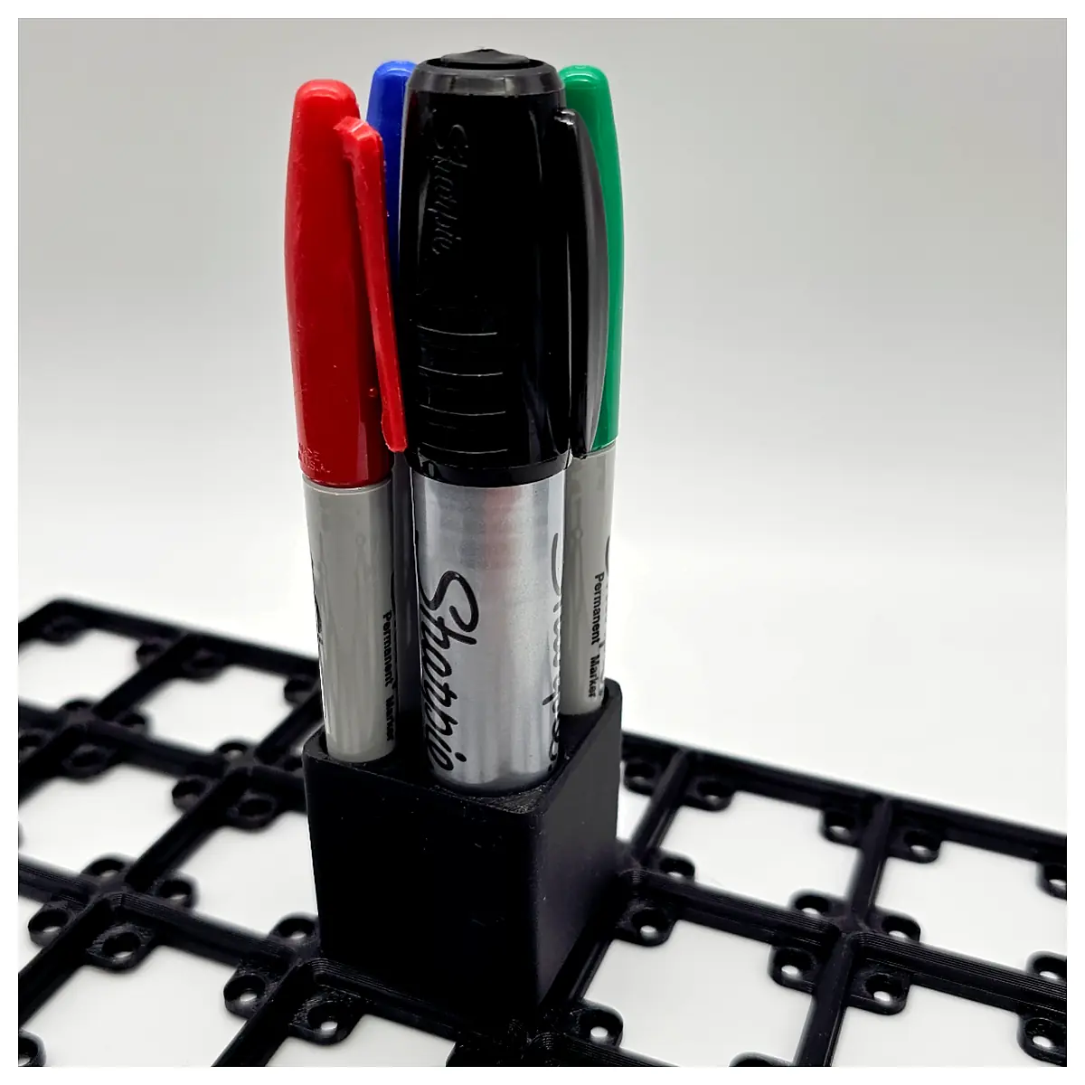 King Sharpie Fine Point Holder Gridfinity System Organizer Pen Case Accessory Parts