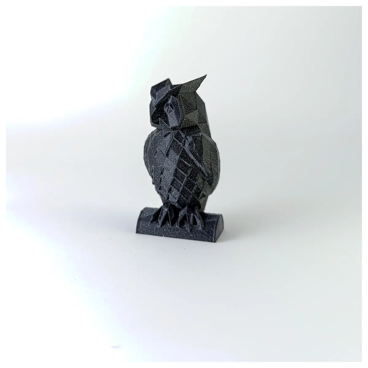Owl Low Poly Model 3D Print Decoration Toy Sculpture Creative Gift Home Decor Pet Accessories Bird Decor Birdhouse Accessories Bird Toys