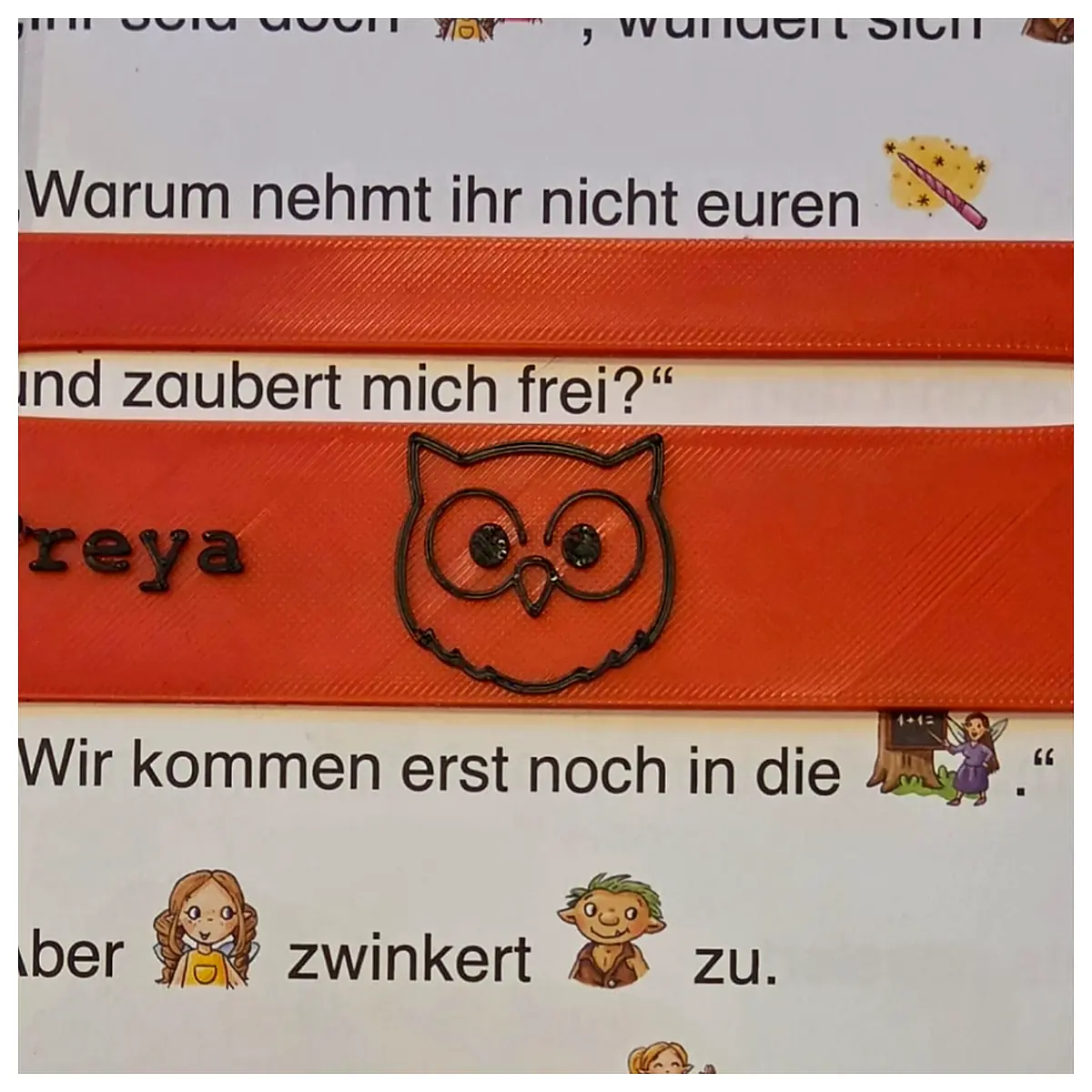 Kids Reading Bookmark Creative Design Parental Guidance Storybook Marker Eye Protection Ideal for Toddlers Babies