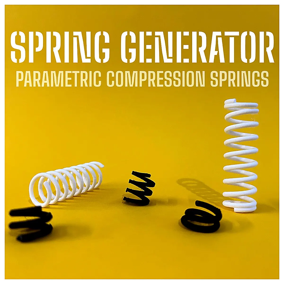 Spring Generator Parameterized Compression Spring Tool Spring Manufacturing Spring Design Spring Testing Spring Simulation