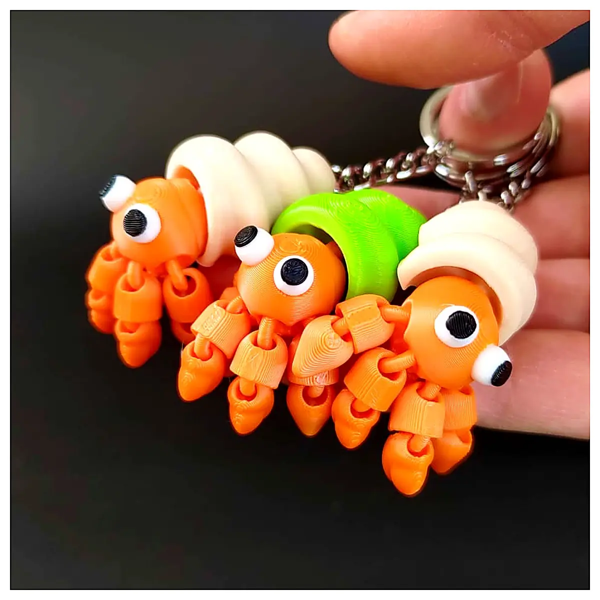 Moving Cute Crab Toy Realistic Simulation Mobile Mini Character Model Figure Plush Kids Educational Toys