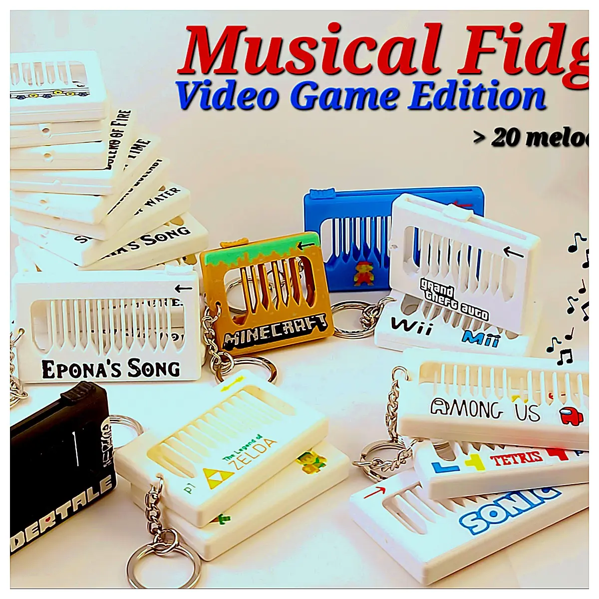 Music Relief Toys Electronic Game Version Puzzle Stress Relief Toys Anxiety Relief Teen Boys Girls Training