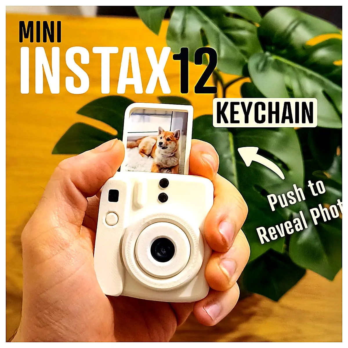 Mini Instax 12 Stress Relief Keychain Camera Accessories Anxiety Relief Toy Photo Gadget Gift Instax 12 Replacement Parts