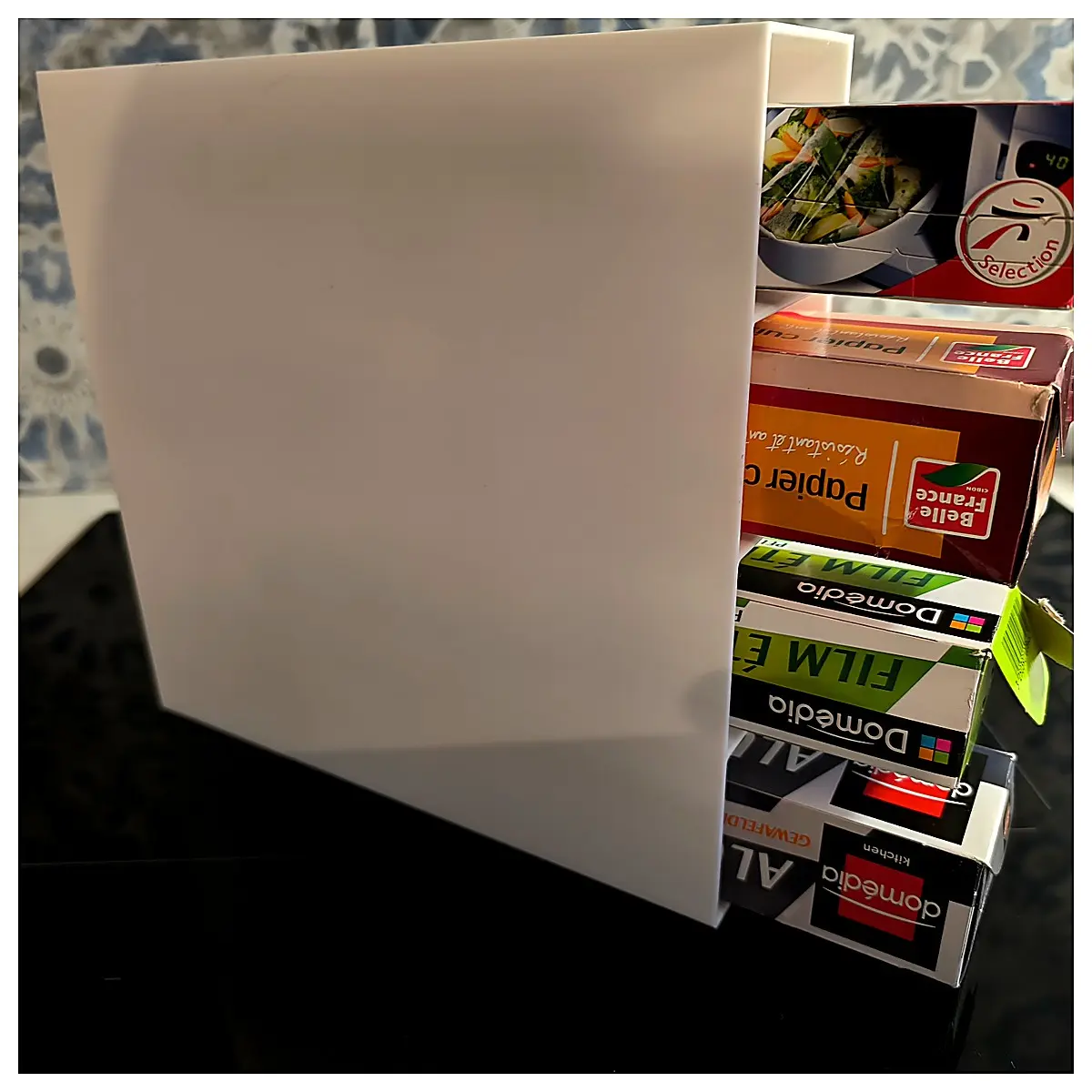 Foil Wrap Baking Paper Storage Holders Kitchen Baking Tools Organizer Food Storage Boxes Multi Purpose Food Preservation Supports Foil Roll Holders Ba
