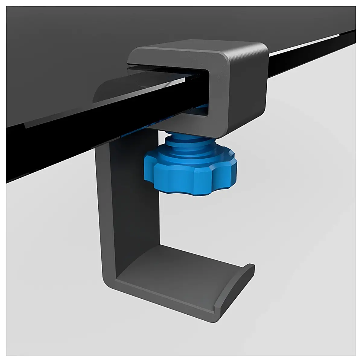 Headphone Holder Stand for Thin Tables Glass Desks Desktop Mount Accessory Phone Holder Support Bracket Adjustable Portable Stable
