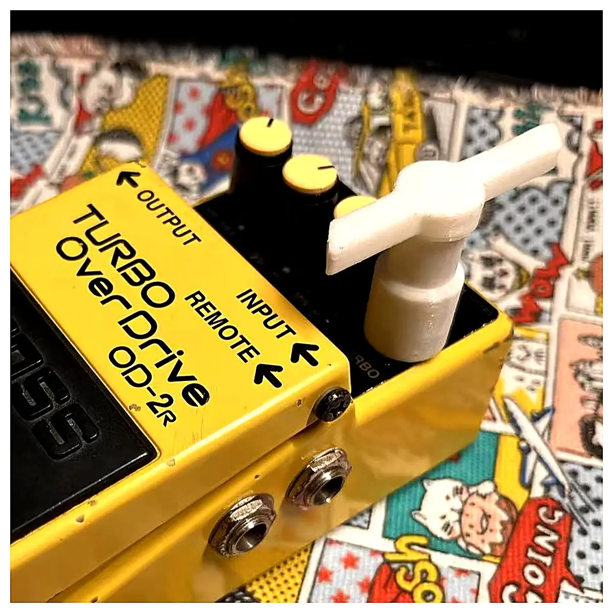 6mm Foot Pedal Knob Effecter Single Unit Control Board Tone Adjuster Music Stage Sound Accessories Rotary Knob