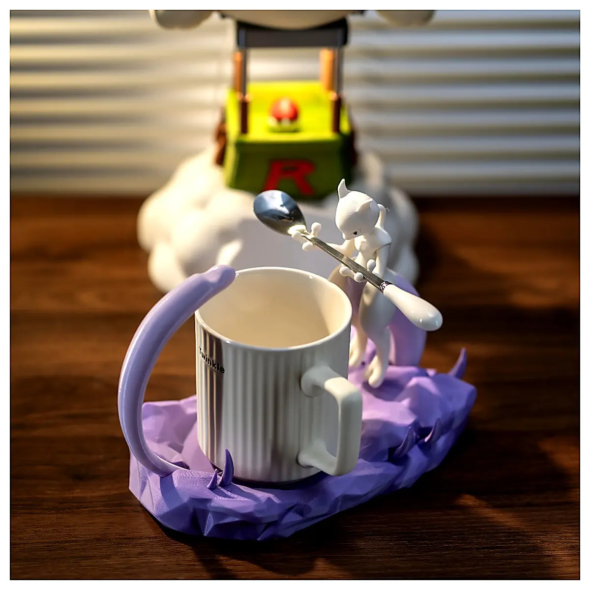 150Mewtwo Cup Holder Stand Gaming Accessory Phone Stand Desktop Holder Mobile Stabilizer Game Gear