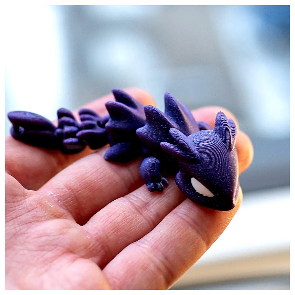 Poseable Mini Dragon Toy Kids Dinosaur Model Collectible Figure Role Play Accessory