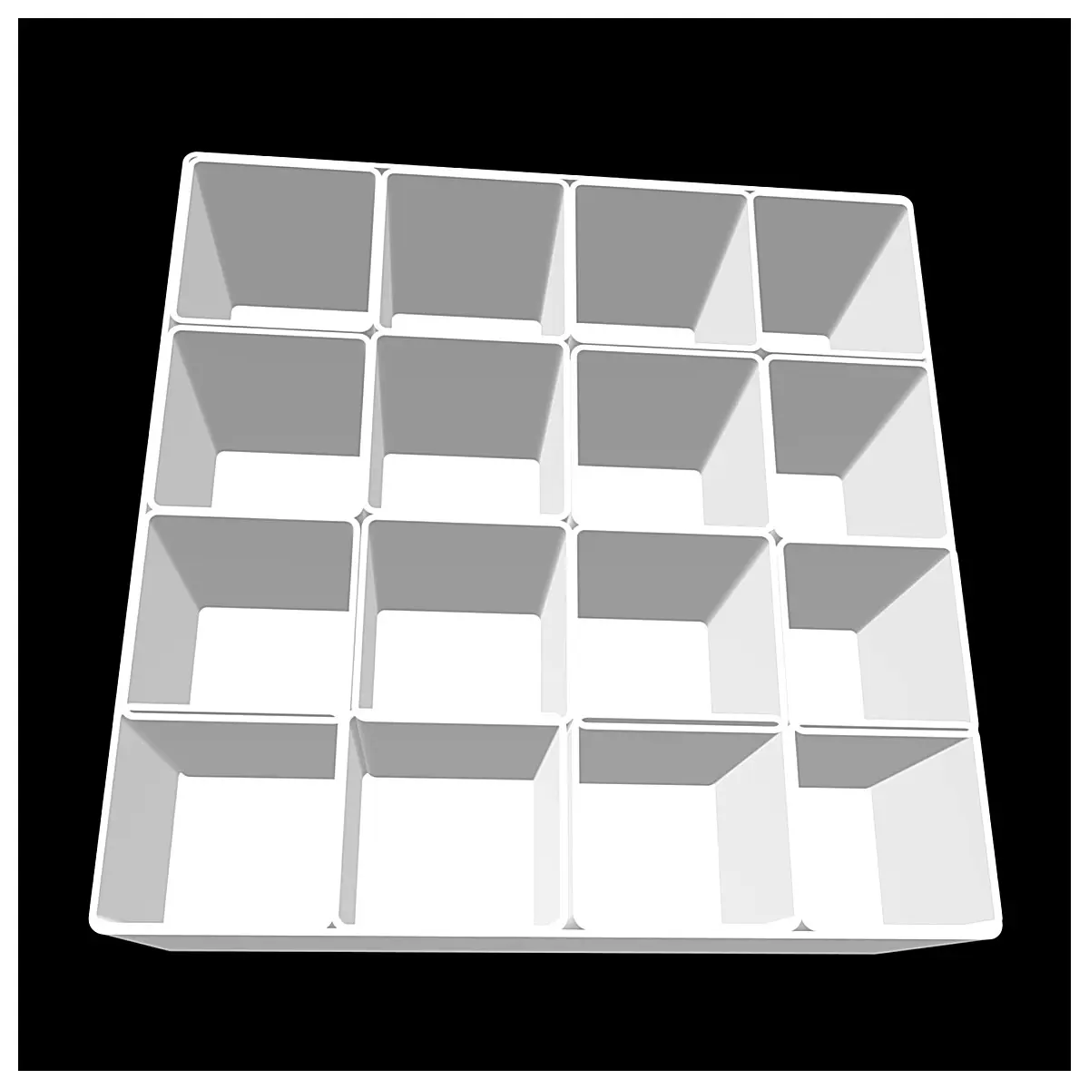Desktop Organizer 16 Compartment Storage Box Computer Desk Accessories Office Supplies Organizer Messy Desk Solution