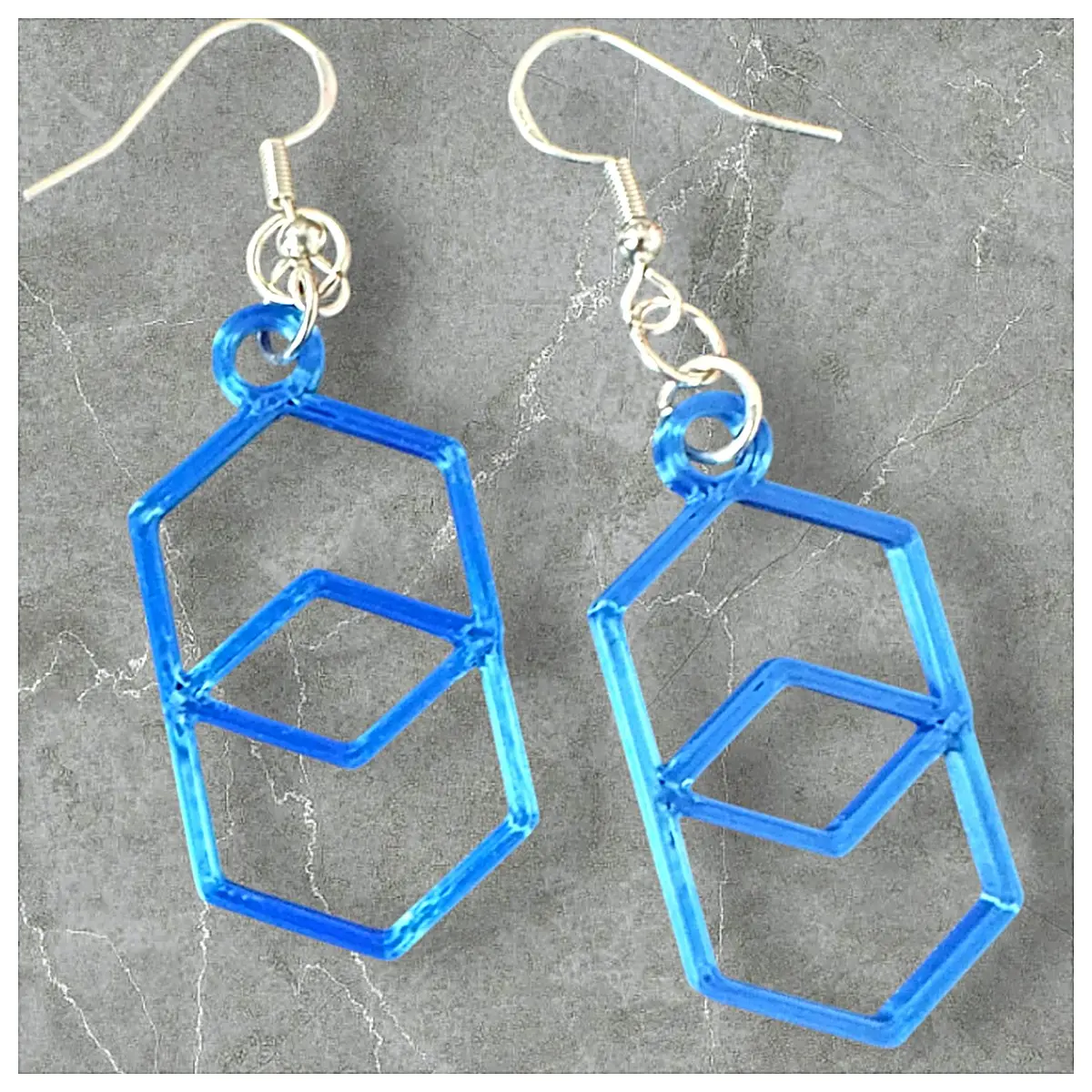 Hexagon Earrings Women s Geometric Earrings Trendy Earrings Cute Earrings Teen Earrings for Phone Photoshoot Accessories