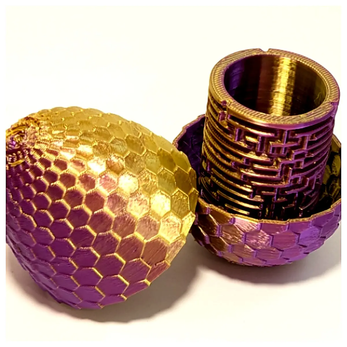 Hexagonal Maze Egg Puzzle Toy Stress Relief Calibration Egg Kids Fun Brain Teaser Relaxation Puzzle Game