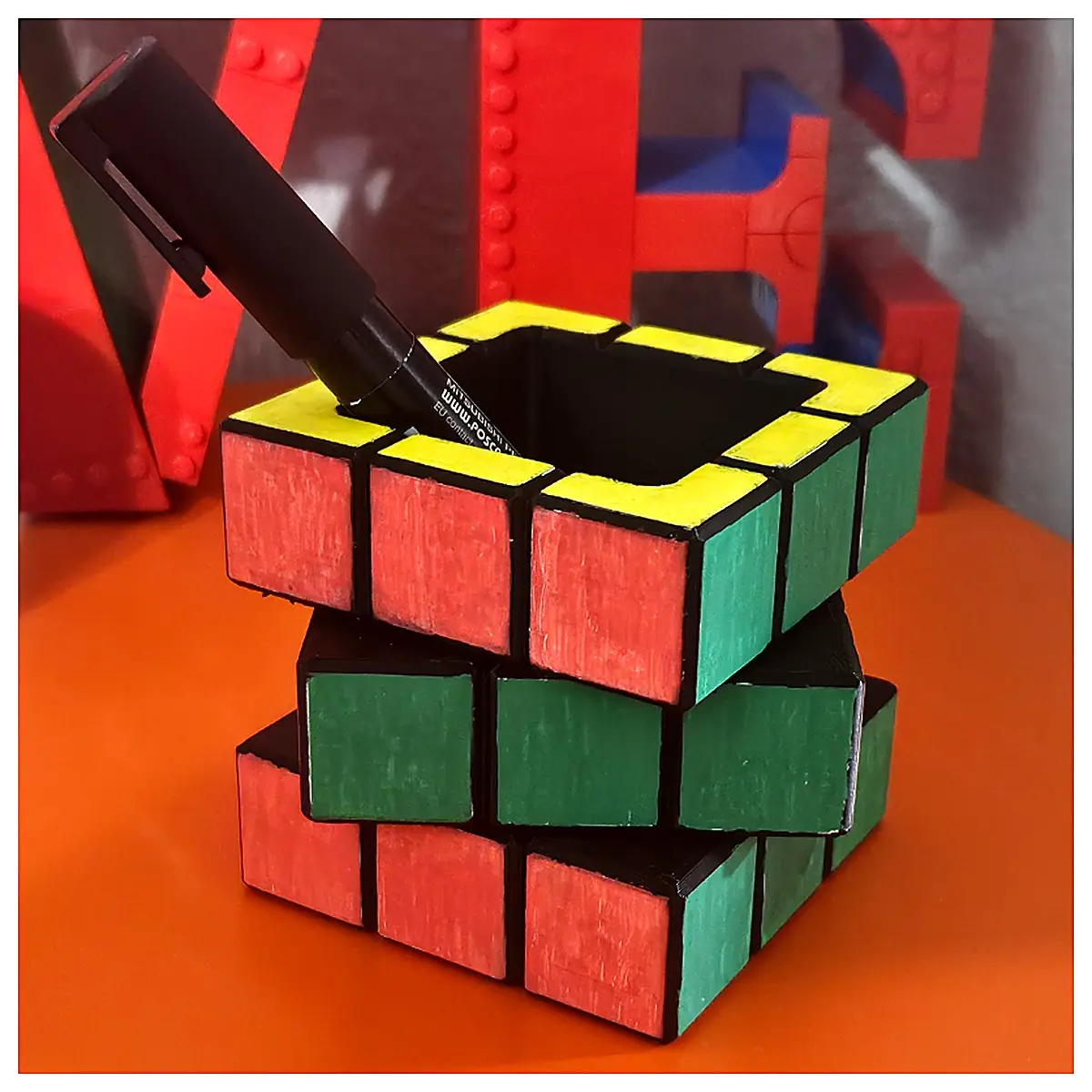 Pencil Holder Pen Case Organizer Desk Storage Box Student Stationery Creative Pen Bag Multi Function Holder