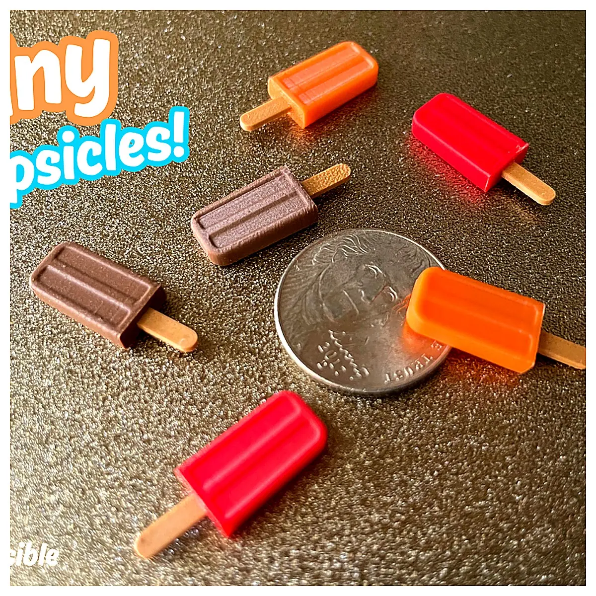 Mini Popsicles Ice Sticks Small Sweet Treats Kids Snacks Fruit Ice Candy Party Decorations Festival Gifts Fun Toys