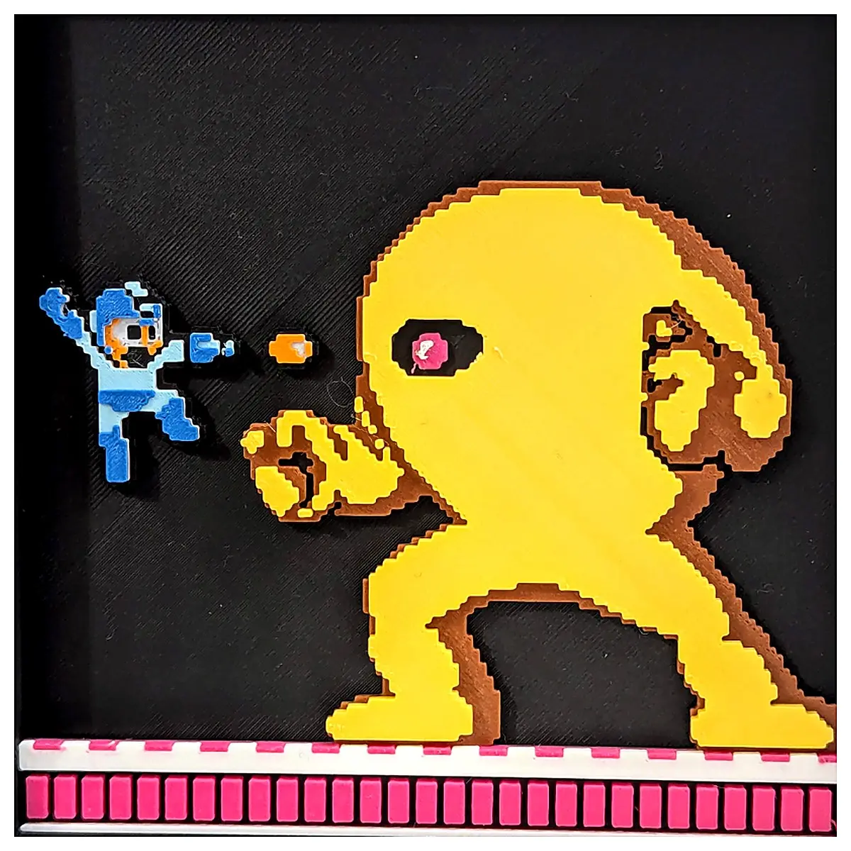 Rockman Yellow Devil NES Game Console Retro Gaming Accessory Classic Game Collection Rockman Game Parts