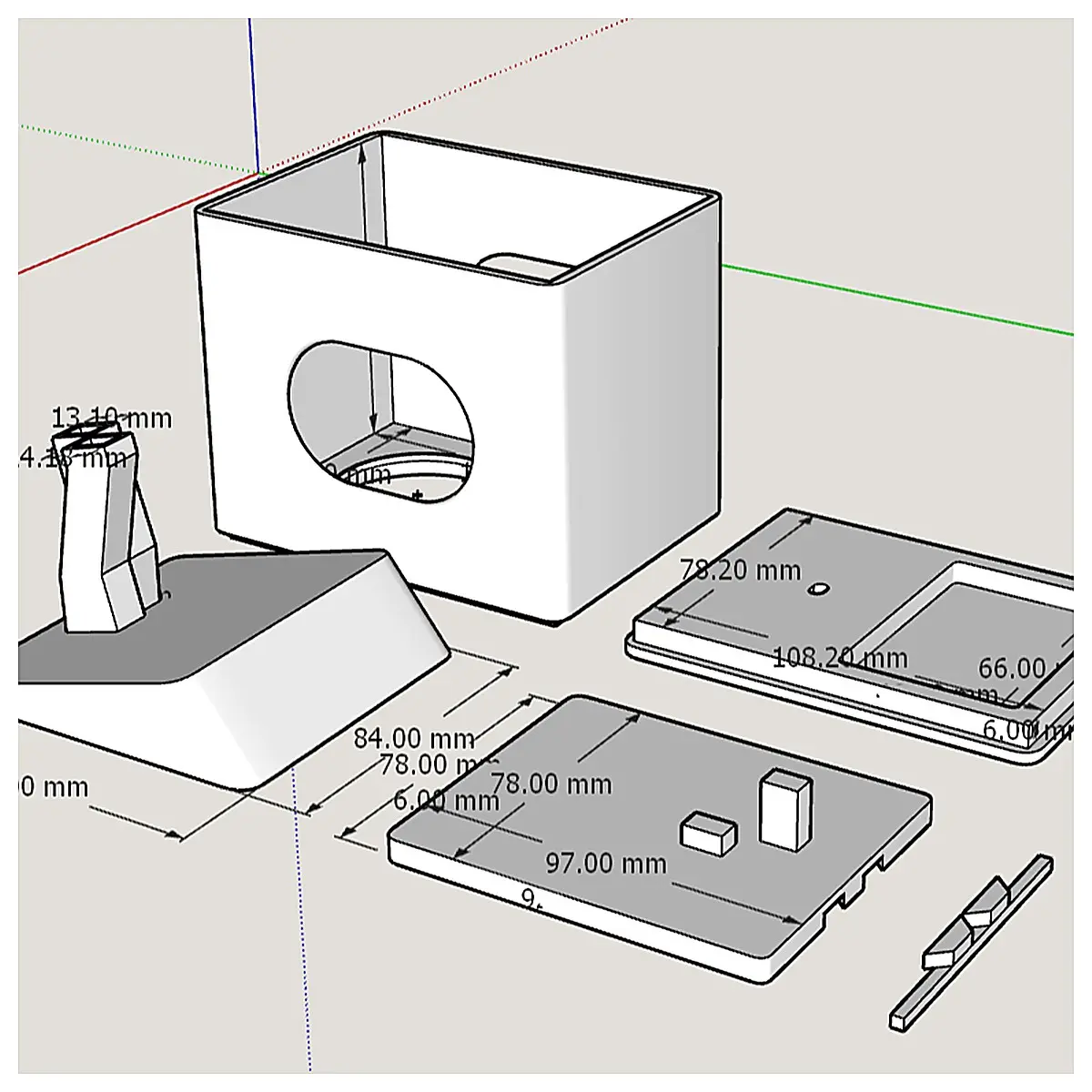 HamanCardon V6 Speaker Enclosure Tilt Base V4 Audio Accessory Stand Soundstage Optimization Enhance Sound Quality Compatible with HamanCardon