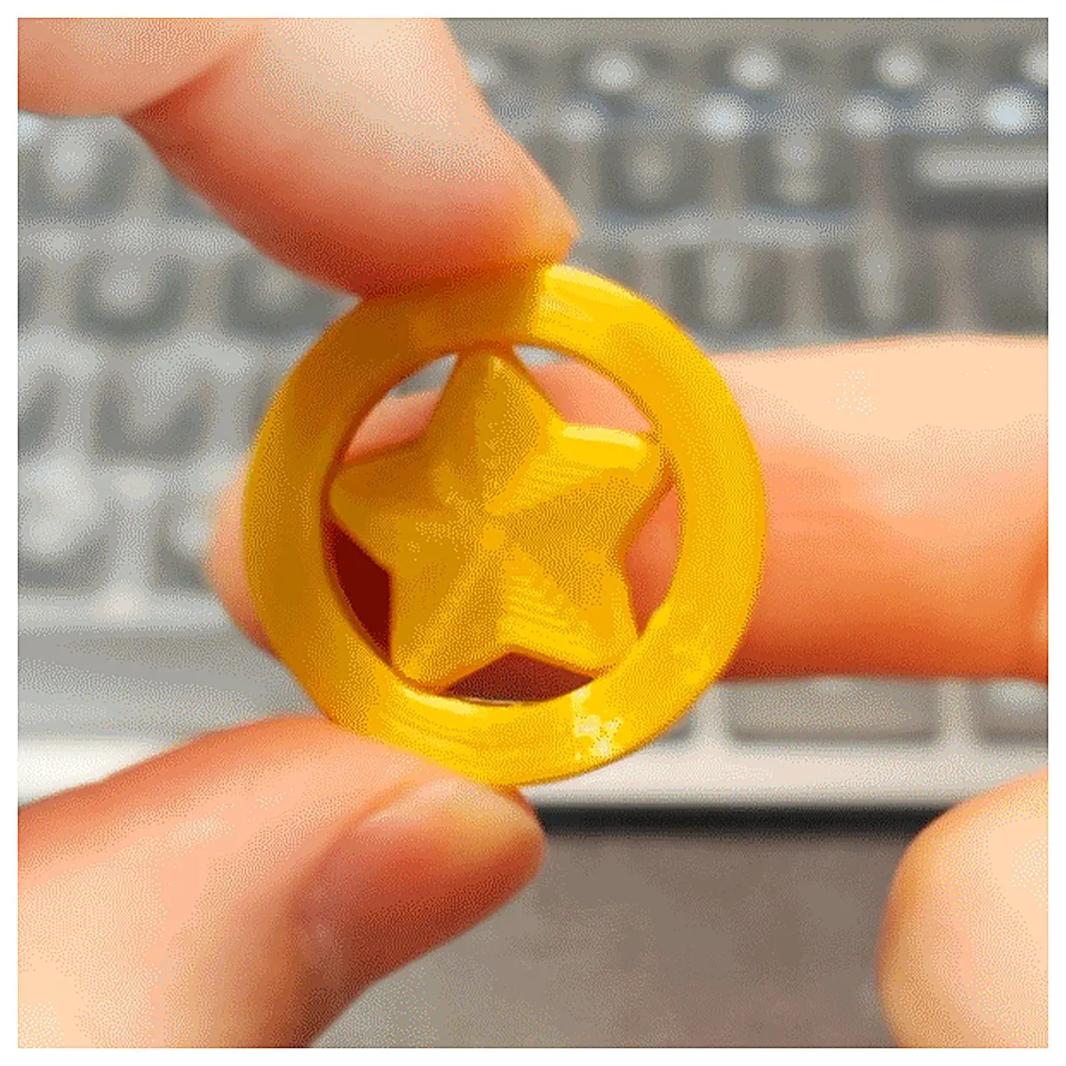 Rotating Star Coins Sparkle Night Decoration Toy Glow Coins Star Night Accessories Gift Creative Holiday Gift Kids Toys