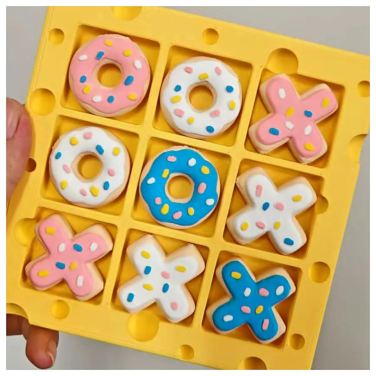 Cute Cheese Doughnut Toe Toy Kids Brain Game Fun Board Game Family Interactive Baby Educational Toy Baby Cognitive