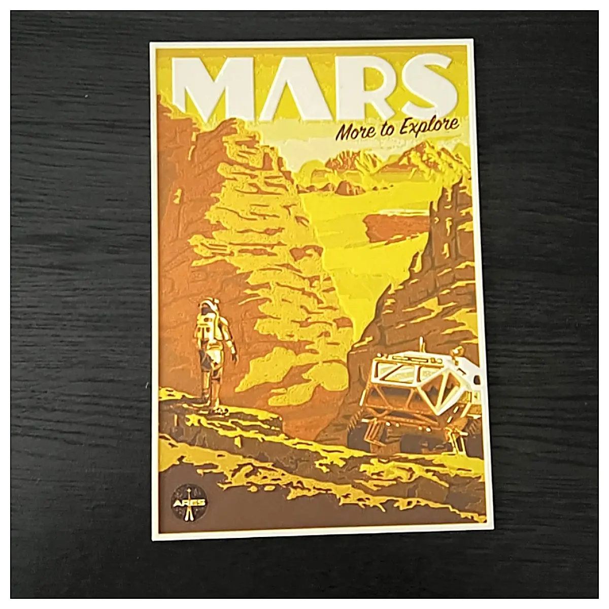 The Mars Poster Mars Survival Astronaut Space Station Emergency